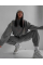 Комфортний спортивний oversize костюм, в чорном кольорі