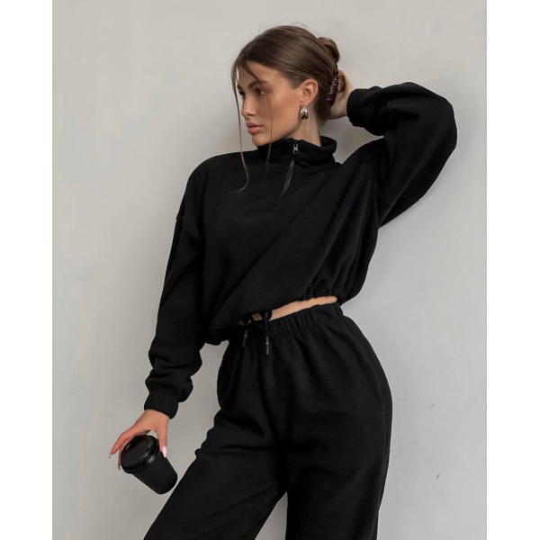 Комфортний спортивний oversize костюм, в шоколадному кольорі