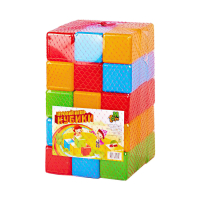 Кубики цветные 45 шт. 09065