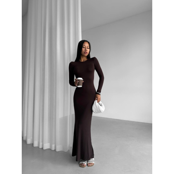 Неймовірна сукня максі в чорному кольорі, 42-46