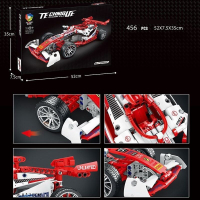Конструктор 48012 “Перегоновий автомобіль”, 486 деталей, інерція