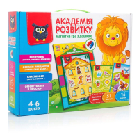Игра настольная. «Академия развития. Свойства. Признаки с магнитной доской» (укр) VT 5412-03
