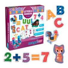 Магнитная игра ML4031-09 EN «Magdum», «Letters & Numbers», англ. язык