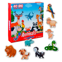 Набір магнітів ML4031-16 "Animals" "Magdum" 40 магнітів