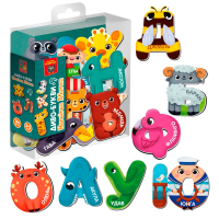 Гра розвиваюча магнітна "Диво-букви. Абетка" (укр) - VT5411-18 "Vladi Toys"