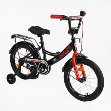 Велосипед 16" дюймів 2-х колісний "CORSO" MAXIS CL-16031 ручне гальмо, дзвіночок, сидіння з ручкою, додаткові колеса, ЗІБРАНИЙ НА 75%