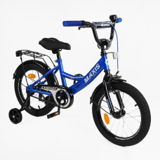 Велосипед 16" дюймів 2-х колісний "CORSO" MAXIS CL-16255 ручне гальмо, дзвіночок, сидіння з ручкою, додаткові колеса, ЗІБРАНИЙ НА 75%