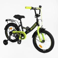 Велосипед 16" дюймів 2-х колісний "CORSO" MAXIS CL-16338 ручне гальмо, дзвіночок, сидіння з ручкою, додаткові колеса, ЗІБРАНИЙ НА 75%