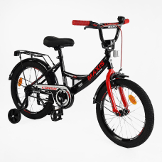 Велосипед 18" дюймів 2-х колісний "CORSO" MAXIS CL-18639 ручне гальмо, дзвіночок, додаткові колеса, ЗІБРАНИЙ НА 75%, в коробці