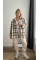 Жіноча кашемірова сорочка Oversized бежевий