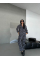 Жіночий спортивний костюм сірий лео 48-52