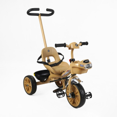 Велосипед 3-х колісний BS-70619 "Best Trike" колеса EVA переднє 10’’, заднє 8’’, сталева рама, УКР. ОЗВУЧУВАННЯ, батьківська ручка