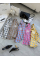 Жіноча сорочка в клітинку з надписом, чорно-білий колір 46-48