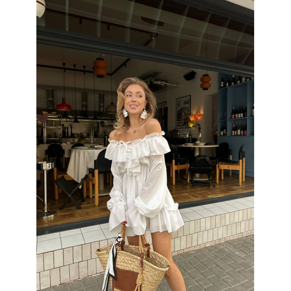 Легка шифонова сукня, в чорному кольорі one size (s/l)