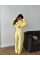 Костюм жіночий oversize, двійка (штани палаццо+кофта) лимонний колір 48-50