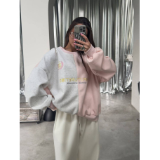 Жіночий спортивний костюм oversize на флісі, 42-44