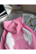 Жіноче тепле худі оверсайз з принтом ангельських крил, в рожевому кольорі 42-46