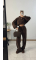 Жіночий флісовий костюм оверсайз кроп-кофта та штани, в сірому кольорі 42-48