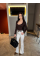 Боді жіноче базове з вирізом,  в білому кольорі 42-44