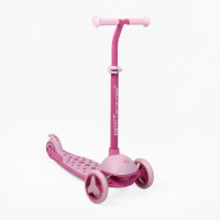 Самокат триколісний дитячий - колеса PU 125х40мм зі світлом, "Best Scooter" M-86474
