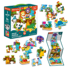 Maxi puzzle "Fisher Price. Мої веселі друзі" - 14 елементів, постер, VT1711-10