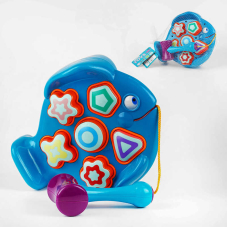 Логическая игра детская 8329-2 A стукалка, рыбка