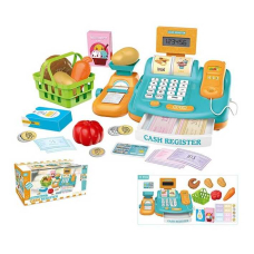 Касовий апарат дитячий - 11 елементів, купюри, продукти, звук 8353 А