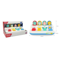 Логическая игра детская HE 8075 фигурки животных, цифры, геометрические фигуры