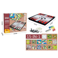 Игра 15 в 1, игровые поля, игровые элементы, крестики-нолики, шахматы, шашки, нарды, космическая игра, лудо, автогонки, manji, змеи и лестницы, бейсбол 2014 BC