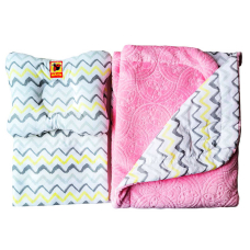 Набор МС 110612-09 «Bed Set Newborn» Солнышко розовое: подушка, одеяло, простыня