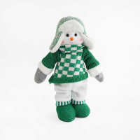 Новогодняя декоративная игрушка «Снеговик», высота 30 см C 67841