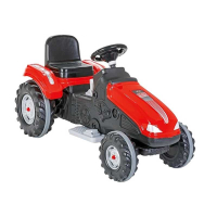 Трактор 05-276 КРАСНЫЙ, аккумулятор 12 V «Pilsan»