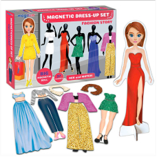 Набор магнитов «Magnetic dolls» ML4032-09 EN «Magdum», 27 магнитов, магнитная кукла, подставка