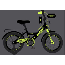 Велосипед 18" дюймів 2-х колісний "CORSO" MAXIS CL-18130 ручне гальмо, дзвіночок, додаткові колеса, ЗІБРАНИЙ НА 75%, в коробці