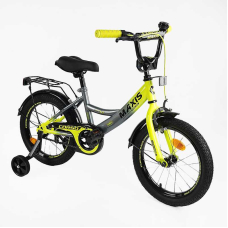 Велосипед 20" дюймів 2-х колісний "CORSO" MAXIS CL-20158 ручне гальмо, дзвіночок, додаткові колеса, ЗІБРАНИЙ НА 75%