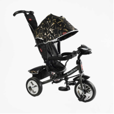 Велосипед 3-х колісний 60-775 Best Trike КОЛЕСО ПІНА, d=25см переднє, d=20см задні, фара музична, USB, Bluetooth