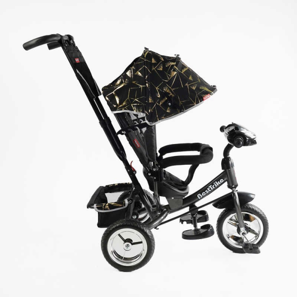Велосипед 3-х колісний 60-775 Best Trike КОЛЕСО ПІНА, d=25см переднє, d=20см задні, фара музична, USB, Bluetooth