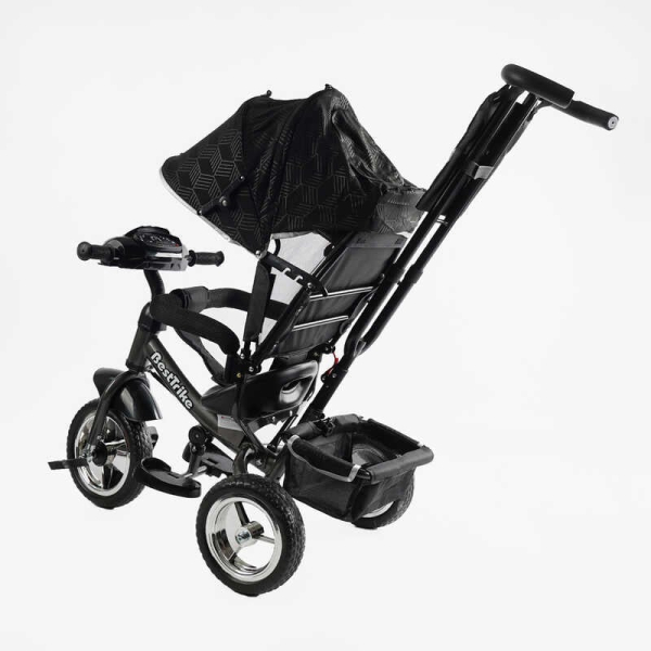 Велосипед 3-х колісний 62-403 Best Trike КОЛЕСО ПІНА, d=25см переднє, d=20см задні, фара музична, USB, Bluetooth