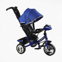 Велосипед 3-х колесный 68-640 Best Trike КОЛЕСО ПЕНА, d = 25см переднее, d = 20см задние, фара музыкальная, USB, Bluetooth