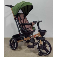 Велосипед 3-х колісний 6390 – 79-404 BestTrike "Oscar" ПОВОРОТНЕ СИДІННЯ, КЕРМО СКЛАДАЄТЬСЯ, КОЛЕСА З ПРОГУМОВАНИМ PU, КОШИК, ТЕЛЕСКОПІЧНА РУЧКА
