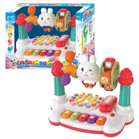 Игровой центр 70726 «WToys» ОБРАЗОВАНИЕ НА УКРАИНСКОМ ЯЗЫКЕ, «Зайчик-развивайчик», свет, песни, загадки, сказки, скороговорки, пианино