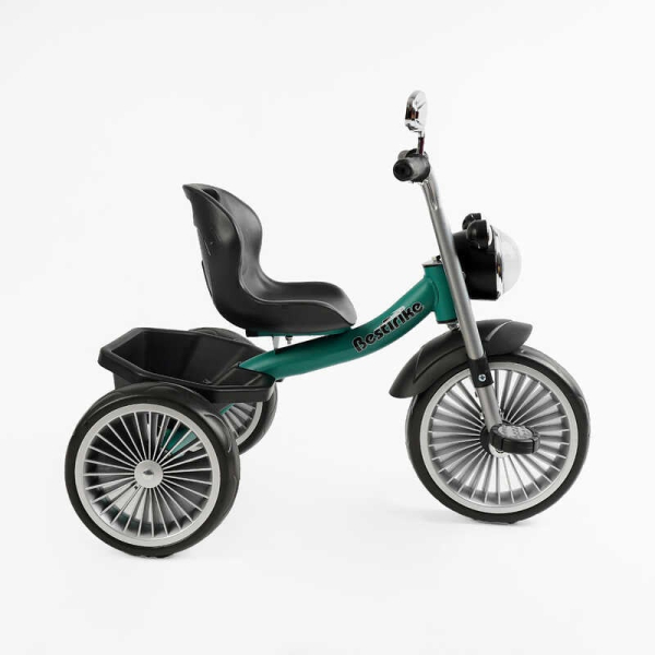 Велосипед 3-х колесный BS-65010 «Best Trike» колеса EVA переднее 10'', заднее 8'', стальная рама, УКР. ОЗВУЧЕНИЕ, корзина