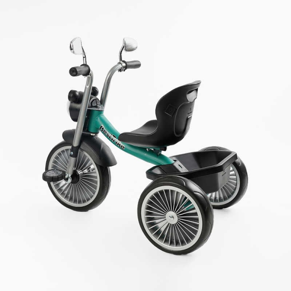 Велосипед 3-х колесный BS-65010 «Best Trike» колеса EVA переднее 10'', заднее 8'', стальная рама, УКР. ОЗВУЧЕНИЕ, корзина
