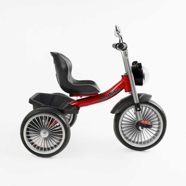 Велосипед 3-х колісний BS-69116 "Best Trike" колеса EVA переднє 10’’, заднє 8’’, сталева рама, УКР. ОЗВУЧУВАННЯ, кошик