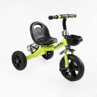 Велосипед 3-х колісний BS-11823 "Best Trike" сталева рама, колеса EVA, переднє d=10’’, заднє d=8’’, кошик, бутилочка