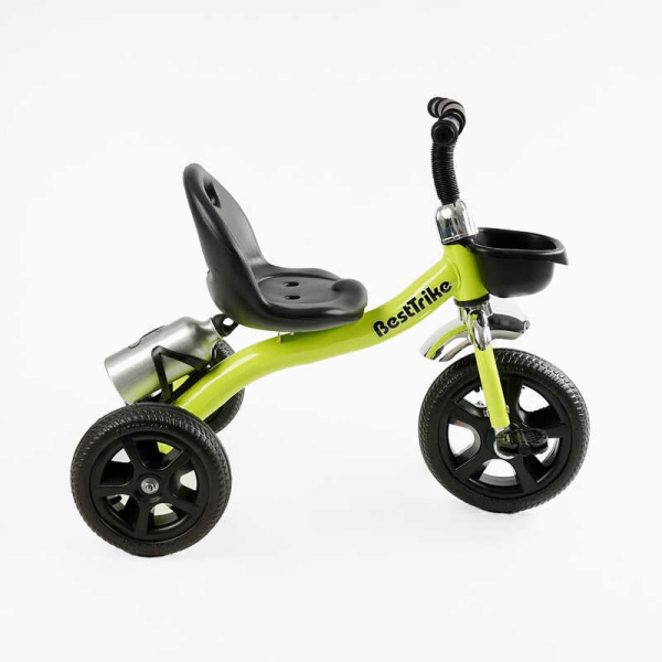 Велосипед 3-х колісний BS-11823 "Best Trike" сталева рама, колеса EVA, переднє d=10’’, заднє d=8’’, кошик, бутилочка