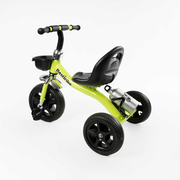 Велосипед 3-х колісний BS-11823 "Best Trike" сталева рама, колеса EVA, переднє d=10’’, заднє d=8’’, кошик, бутилочка