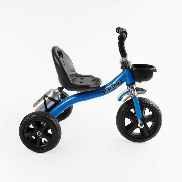 Велосипед 3-х колісний BS-11620 "Best Trike" сталева рама, колеса EVA, переднє d=10’’, заднє d=8’’, кошик, бутилочка