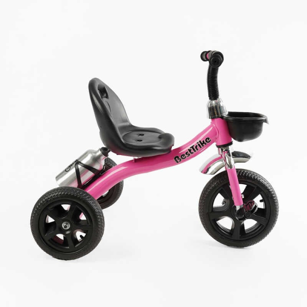 Велосипед 3-х колісний BS-14250 "Best Trike" сталева рама, колеса EVA, переднє d=10’’, заднє d=8’’, кошик, бутилочка