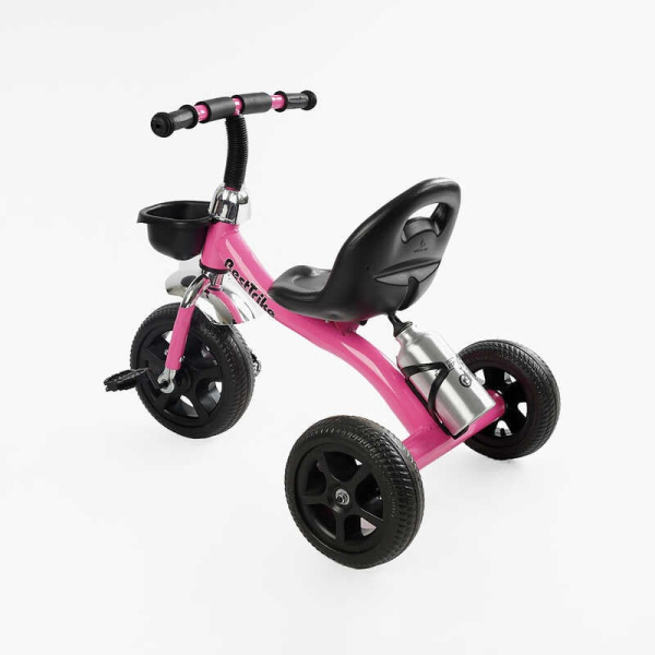 Велосипед 3-х колісний BS-14250 "Best Trike" сталева рама, колеса EVA, переднє d=10’’, заднє d=8’’, кошик, бутилочка